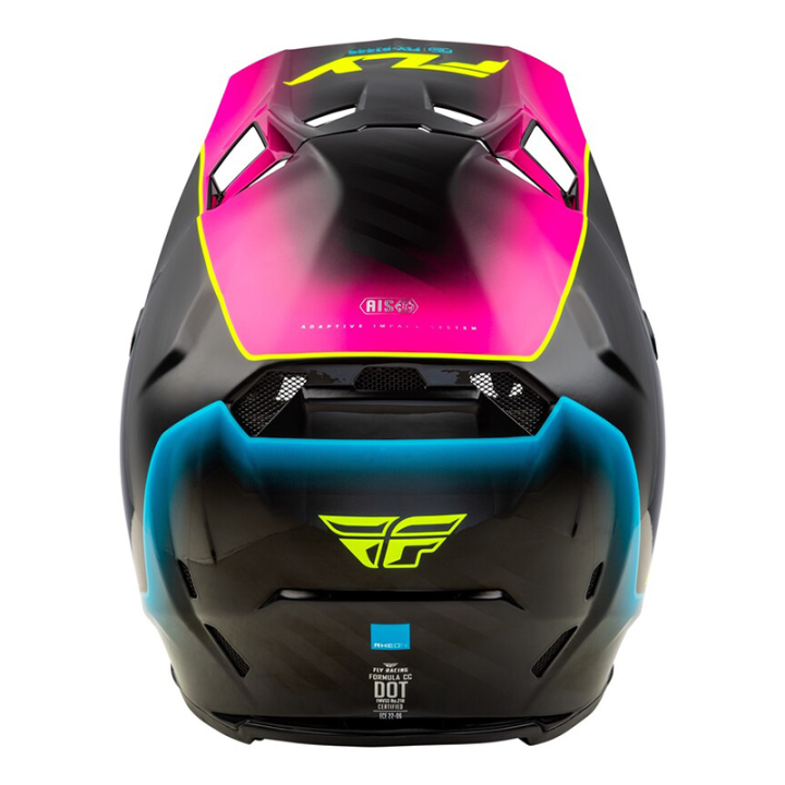 Casque FLY RACING Formula CC L.E. Underglow - gris/rose/bleu