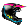 Casque FLY RACING Formula CC L.E. Underglow - gris/rose/bleu