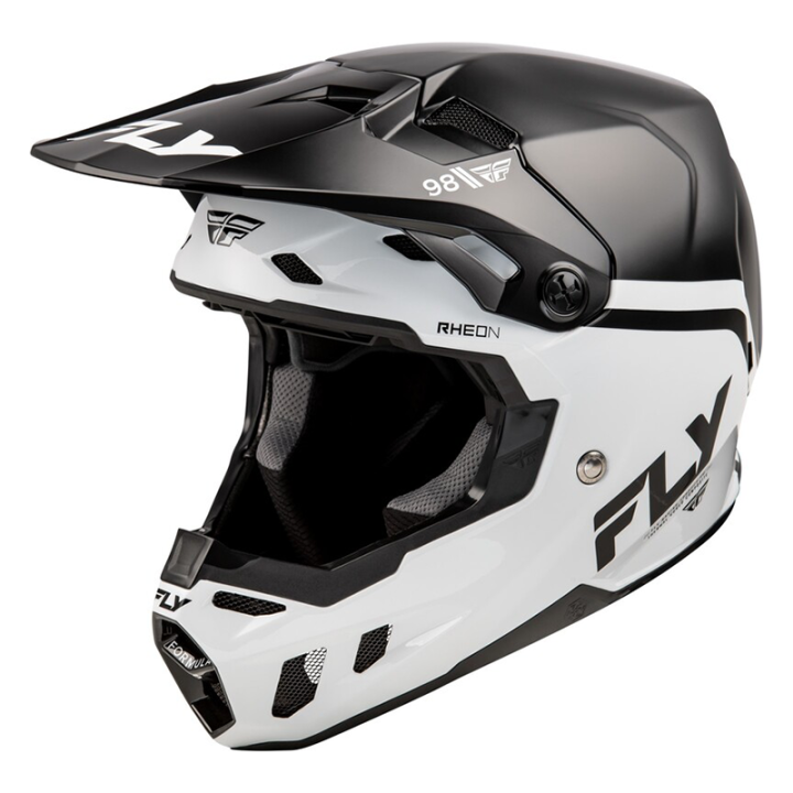 Casque FLY RACING Formula CC Objective - noir/blanc | Oxmoto
