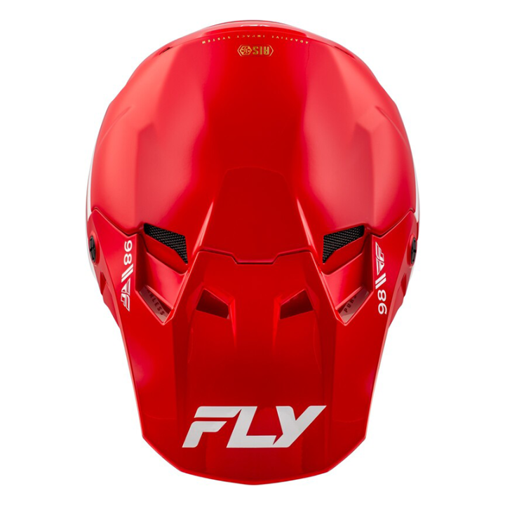 Casque FLY RACING Formula CC Objective - rouge/blanc