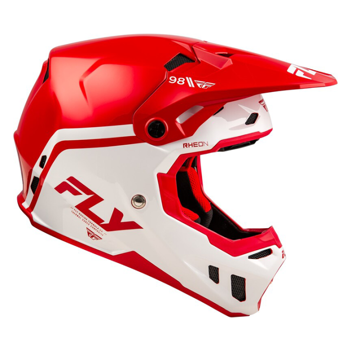 Casque FLY RACING Formula CC Objective - rouge/blanc