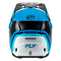 Casque FLY RACING Kinetic Rally - bleu/noir/blanc | Oxmoto