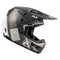 Casque FLY RACING Kinetic Rally - gris mat/noir/blanc
