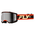 Masque FLY RACING Zone noir/rouge - écran argent fumé