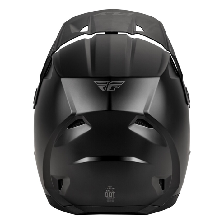 Casque enfant FLY RACING Kinetic Solid - noir mat | Oxmoto
