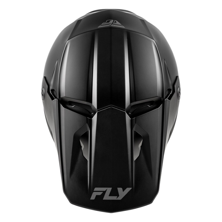 Casque enfant FLY RACING Kinetic Solid - noir mat | Oxmoto