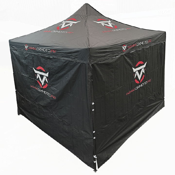 Tonnelle oxmoto.fr 3x3m complète | Oxmoto