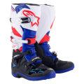 Bottes Alpinestars tech 7 noir/bleu/rouge/blanc 2025