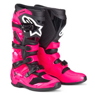 Bottes Alpinestars tech 7 rose/noir | Oxmoto