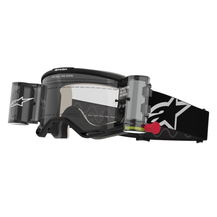Lunettes Alpinestars vision 5 roll off corp noir | Oxmoto
