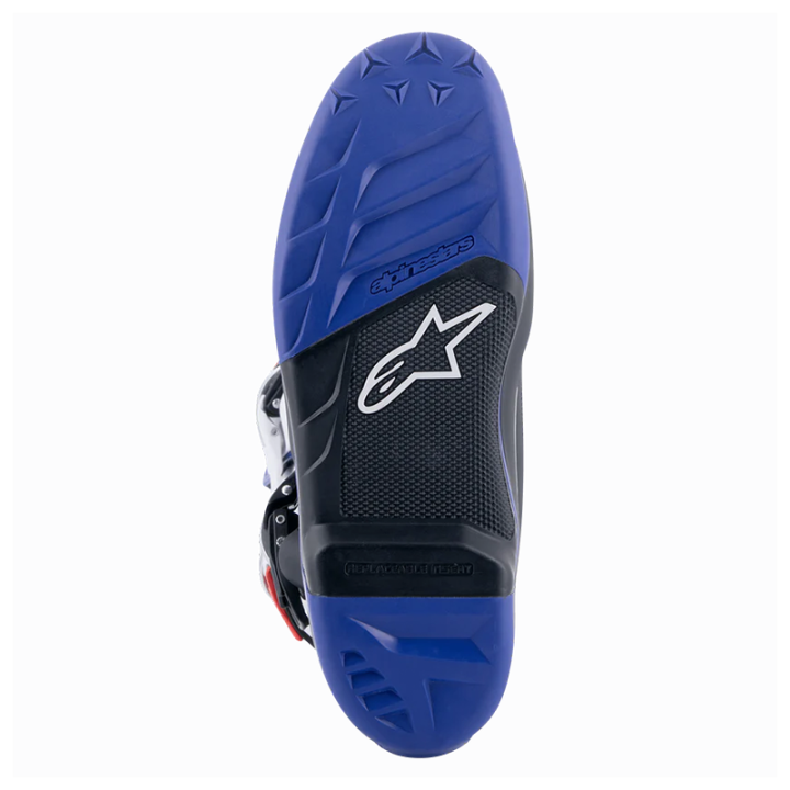 Bottes Alpinestars tech 7 noir/bleu/rouge/blanc 2025