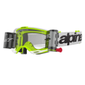 Lunettes Alpinestars vision 8 roll off wordmark blanc/jaune fluo