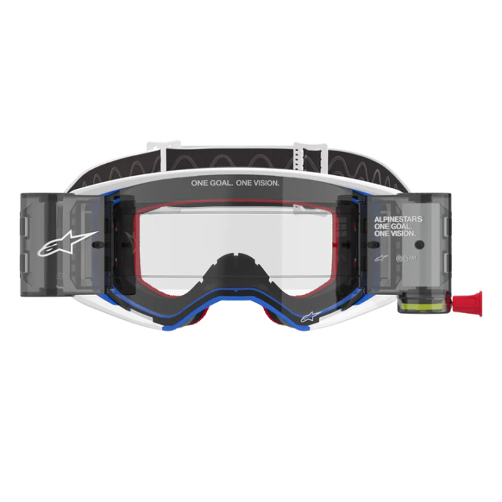 Lunettes Alpinestars supertech roll off corp bleu/orange