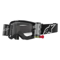 Lunettes Alpinestars vision 8 roll off corp noir | Oxmoto
