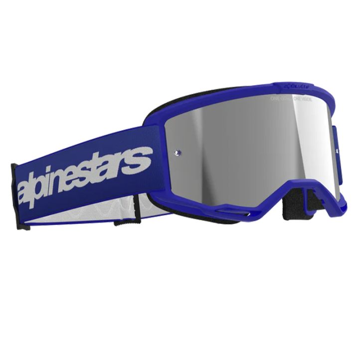 Lunettes Alpinestars vision 3 wordmark bleu irridium