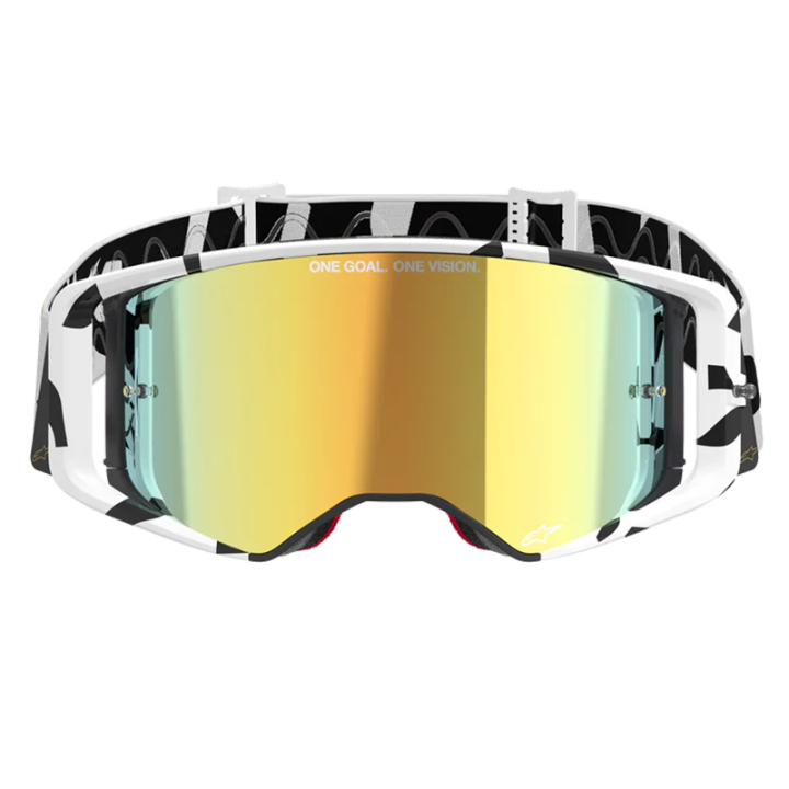 Lunettes Alpinestars supertech corp blanc/noir irridium