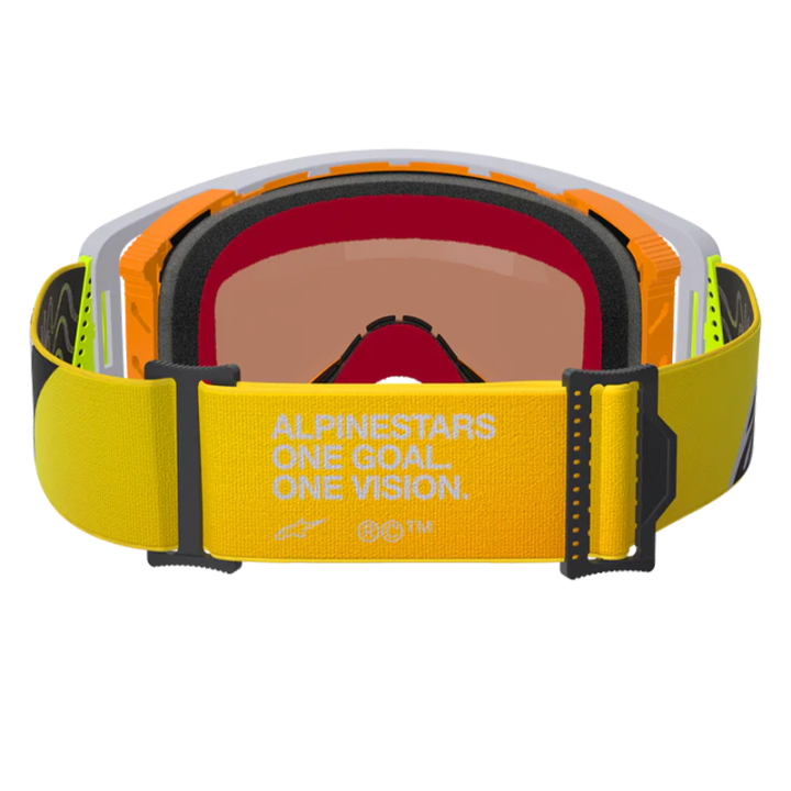 Lunettes Alpinestars supertech corp jaune fluo/orange