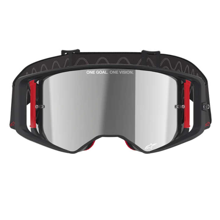 Lunettes Alpinestars supertech corp noir/rouge irridium