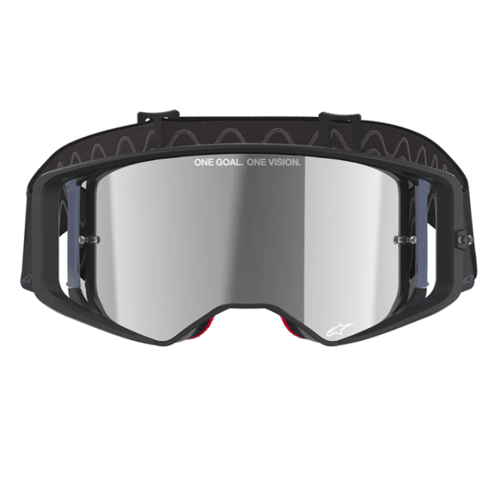 Lunettes Alpinestars supertech corp noir irridium | Oxmoto