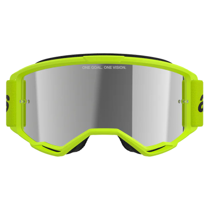 Lunettes Alpinestars vision 3 wordmark jaune fluo irridium