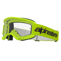 Lunettes Alpinestars vision 3 wordmark jaune fluo | Oxmoto