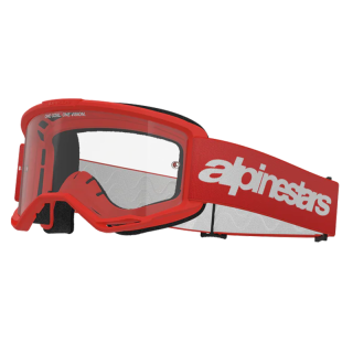 Lunettes Alpinestars vision 3 wordmark rouge | Oxmoto