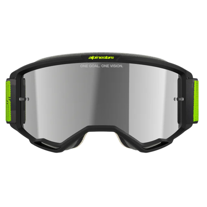 Lunettes Alpinestars vision 5 hollow charcoal/jaune | Oxmoto