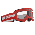 Lunettes Alpinestars vision 3 wordmark rouge | Oxmoto