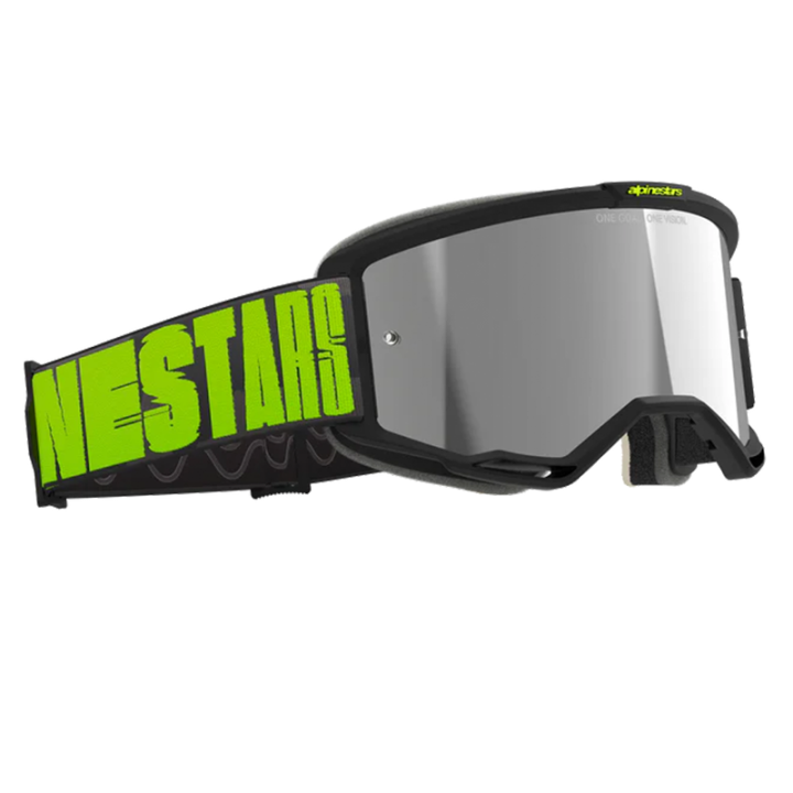 Lunettes Alpinestars vision 5 hollow charcoal/jaune | Oxmoto