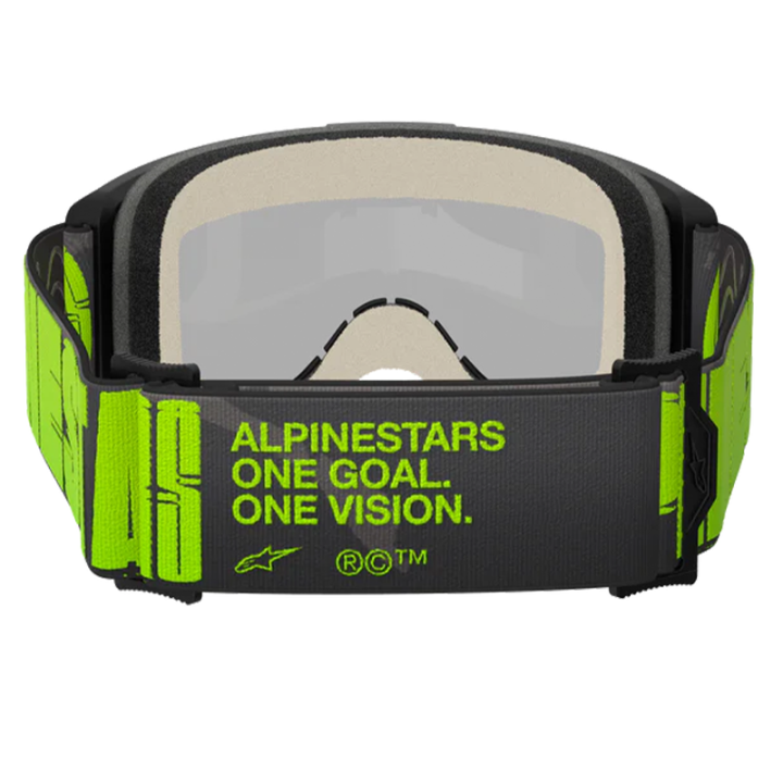 Lunettes Alpinestars vision 5 hollow charcoal/jaune | Oxmoto