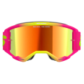 Lunettes Alpinestars vision 5 wordmark rose fluo/jaune irridium