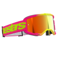 Lunettes Alpinestars vision 5 wordmark rose fluo/jaune irridium