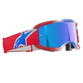 Lunettes Alpinestars vision 5 corp rouge/blanc/bleu irridium