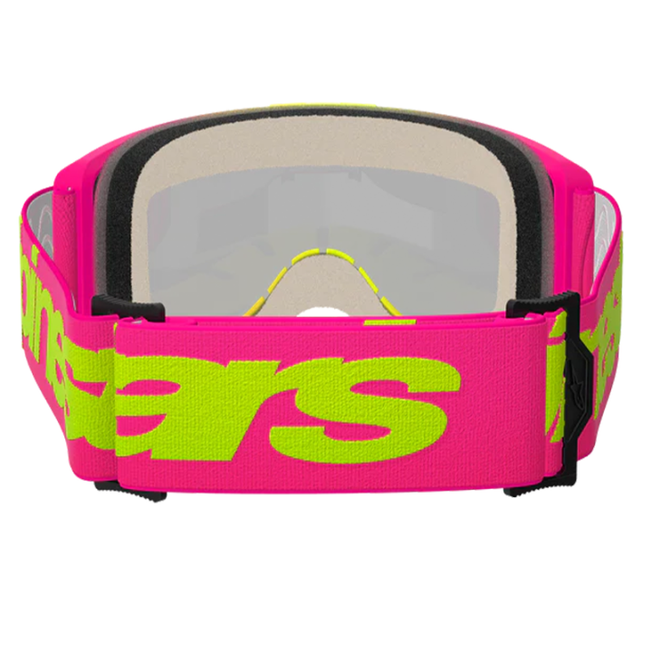Lunettes Alpinestars vision 5 wordmark rose fluo/jaune irridium