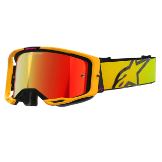 Lunettes Alpinestars vision 8 corp jaune/rose | Oxmoto