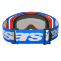 Lunettes Alpinestars vision 8 wordmark bleu/orange irridium