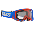 Lunettes Alpinestars vision 8 wordmark bleu/orange | Oxmoto