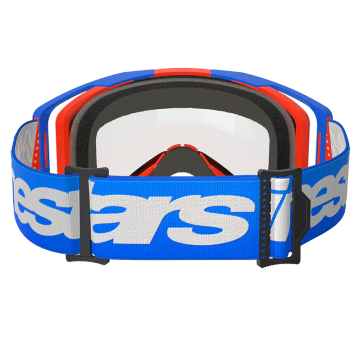 Lunettes Alpinestars vision 8 wordmark bleu/orange | Oxmoto
