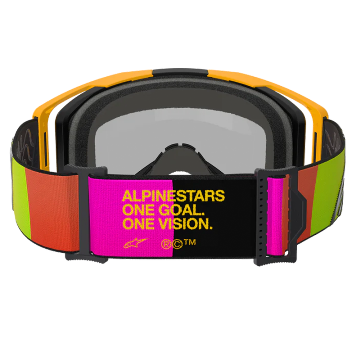 Lunettes Alpinestars vision 8 corp jaune/rose | Oxmoto