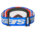 Lunettes Alpinestars vision 8 wordmark double vitrage bleu/orange