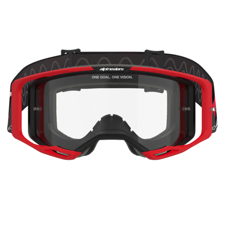 Lunettes Alpinestars vision 8 luar rouge/noir | Oxmoto