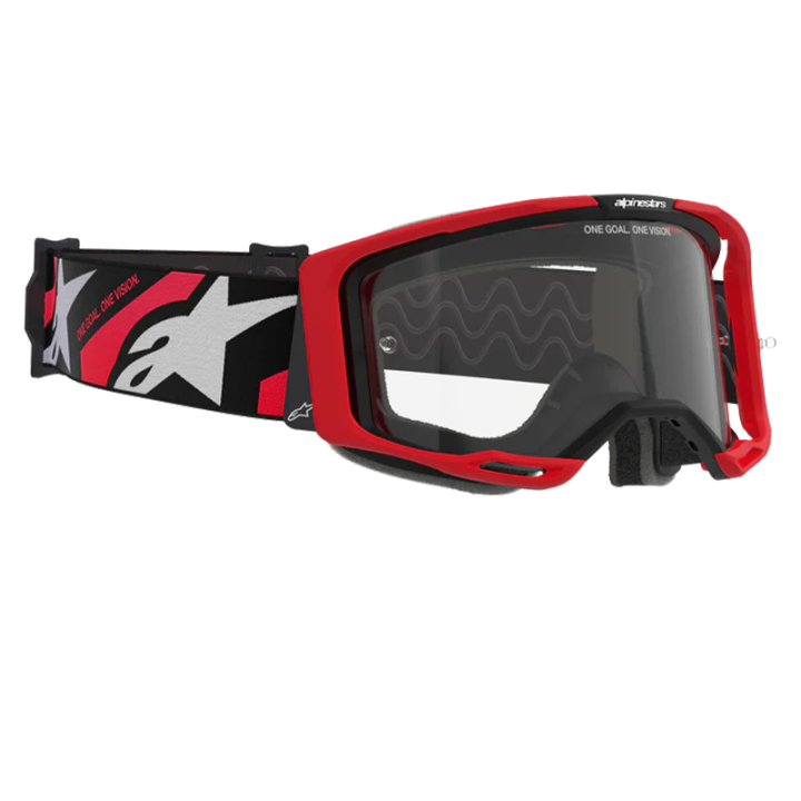 Lunettes Alpinestars vision 8 luar rouge/noir | Oxmoto