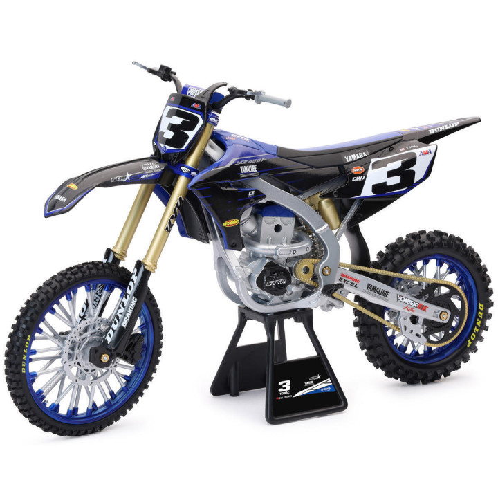 Maquette Yamaha yz450f star racing team eli tomac n°3 echelle 1/6