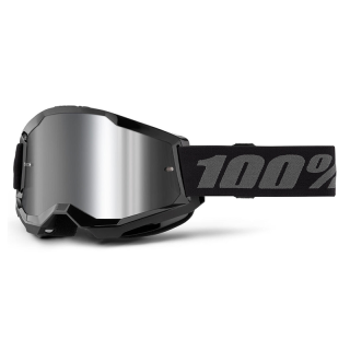 Lunettes 100% strata 2 noir - écran iridium | Oxmoto