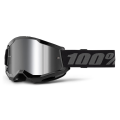 Lunettes 100% strata 2 noir - écran iridium | Oxmoto