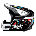 Casque enfants Thor fleet splat noir/jaune/blanc/rouge/bleu 2025