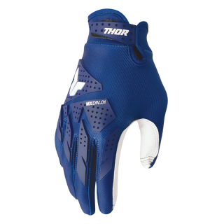 Gants Thor launchmode xp blanc/bleu | Oxmoto