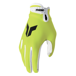 Gants Thor launchmode blanc/vert | Oxmoto