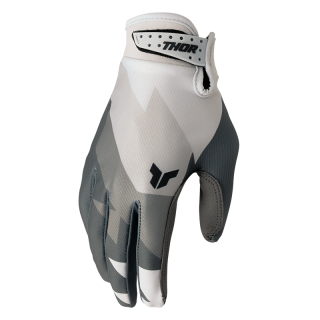 Gants Thor launchmode blanc/gris | Oxmoto
