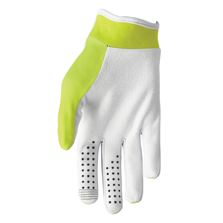 Gants Thor launchmode blanc/vert | Oxmoto